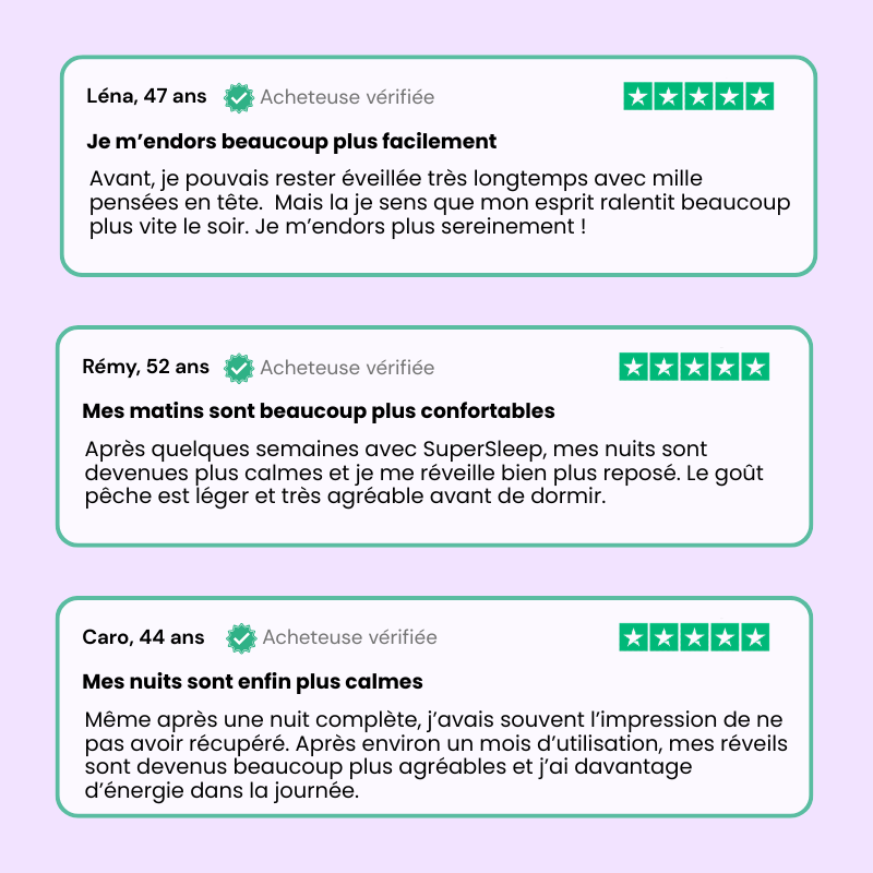 Sommeil profond et réveils reposés