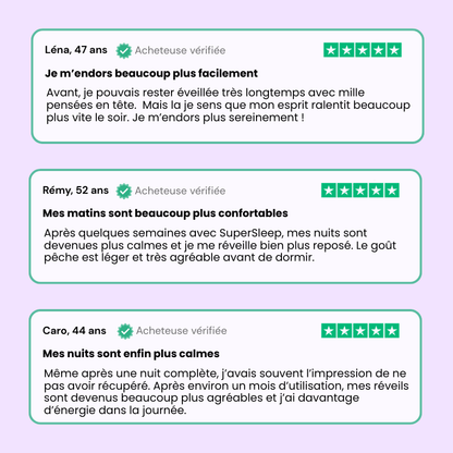 Sommeil profond et réveils reposés